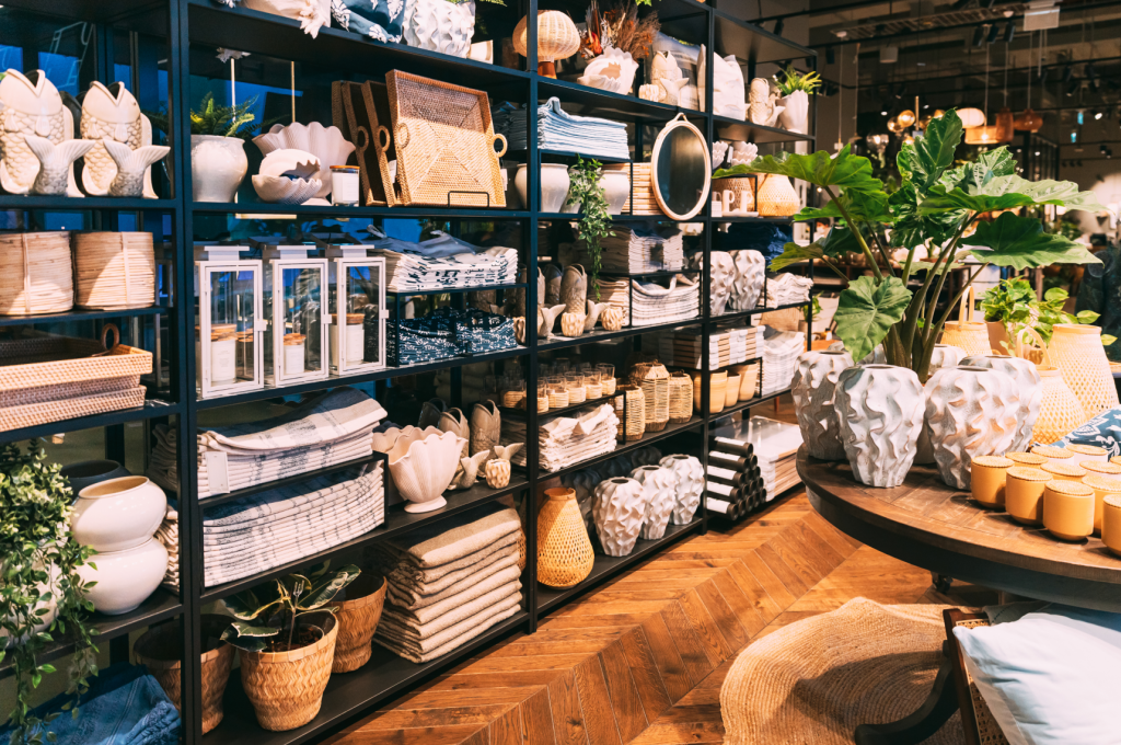 Boutique physique d'objet de décoration et pour la maison souhaitant vendre en ligne