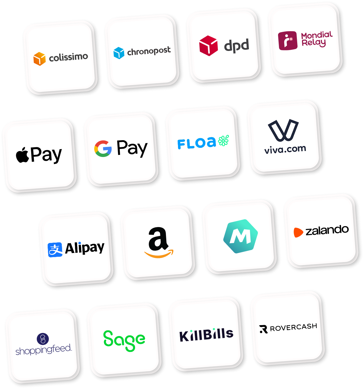 écosystème d'applications et d'API connectables à son site e-commerce pour la vente omnicanal