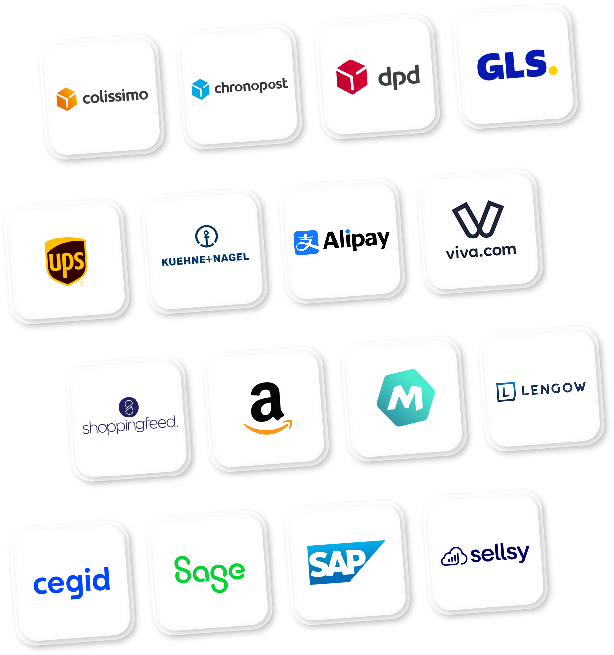 écosystème d'applications et d'API connectables à son site e-commerce BtoB