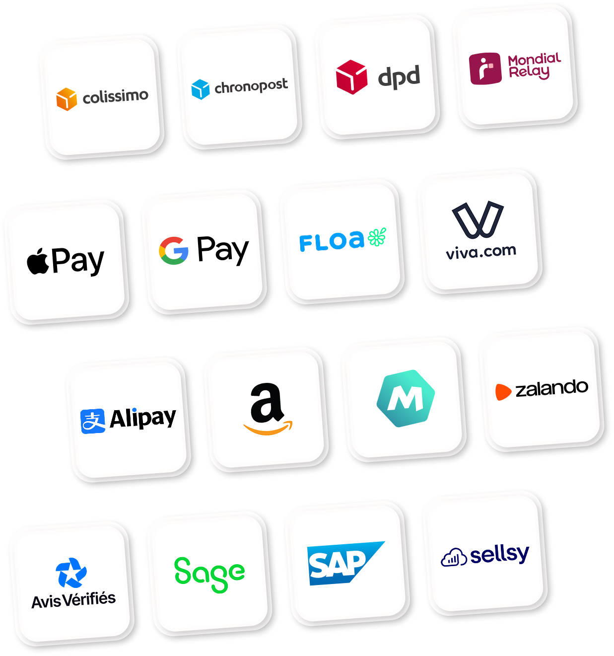 écosystème d'applications et d'API connectables à son site e-commerce BtoC